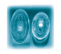 Oval replacement nose pad for glasses