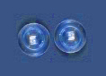 Pair of Button Shaped Round Nose Pads for Glasses Repair and Replacement