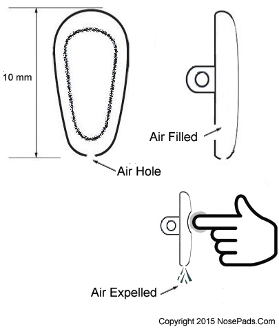 Air-Active Silicone Nose Pad Specifications